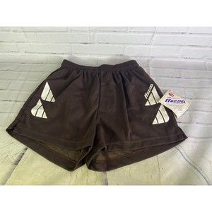 VTG Mizuno Volleyball Shorts DEADSTOCK Brown Unisex Mens Womens XL USA Made
